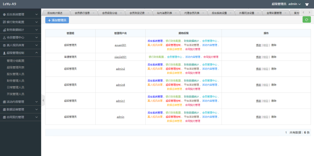 图片[7]-大富二开全新UI/高仿双赢迪士尼/简单权限控制/六合彩自动结算/修复版-源码博士